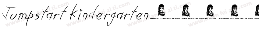 Jumpstart kindergarten字体转换